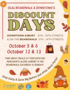 Discount Days | Ocean City New Jersey Events